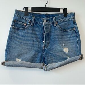 Levi's Blue Jean Shorts